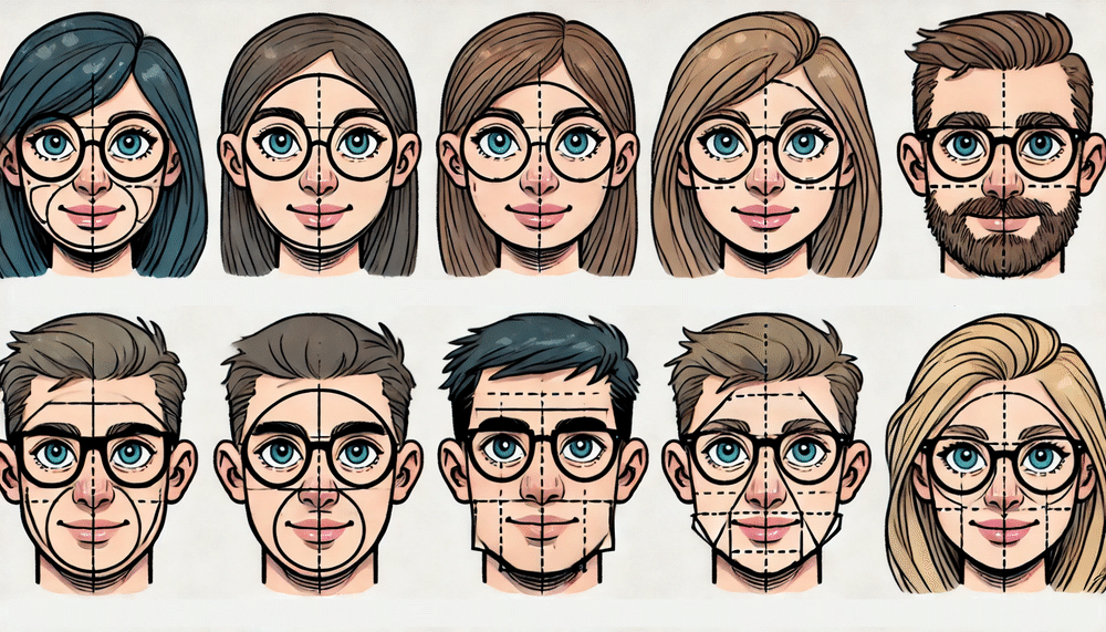 Face shapes for eyewear fitting