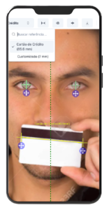 Measuring pd online with a credit card as a reference