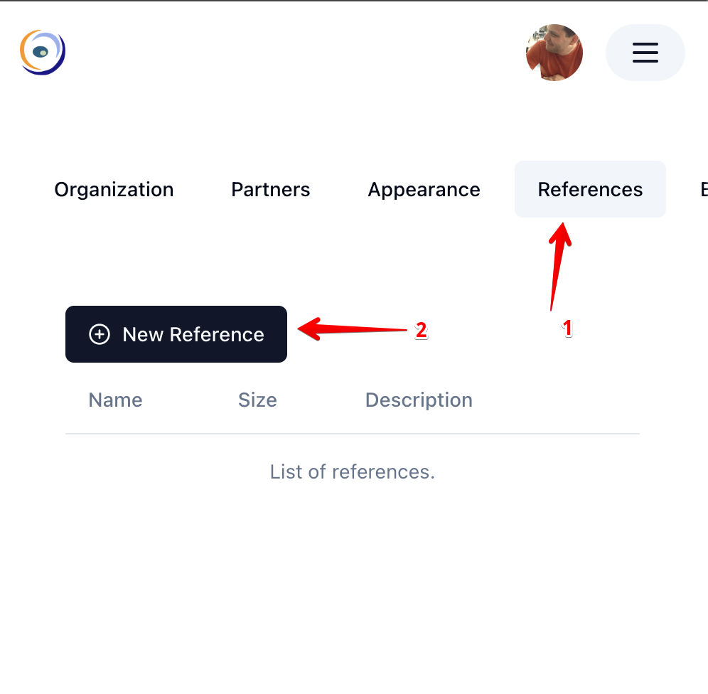 custom reference registration for PD measurement